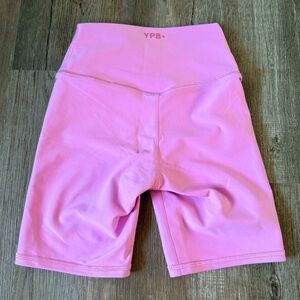 Abercrombie YPB Bike Shorts Workout Gym Shorts Spandex Purple Warm Pink Size XS